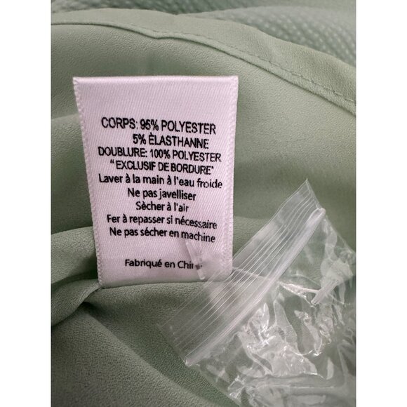 2/$30 NWT All In Favor Small Mint Green Mini Dress Polyester & Elastane - Picture 13 of 16